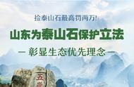 山东立法保护泰山石，严惩破坏行为